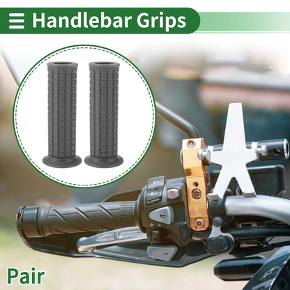 25mm Hand Grips Cover TPU Gray for Motorcycle