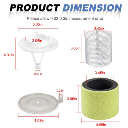 Air Filter Guide Kit for Kawasaki KLF400B Bayou 400 4X4 (1993-1998)