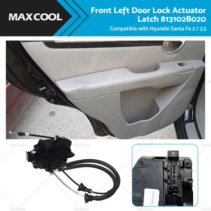 Front Left Door Lock Actuator Latch for Hyundai Santa Fe (2001-2006)