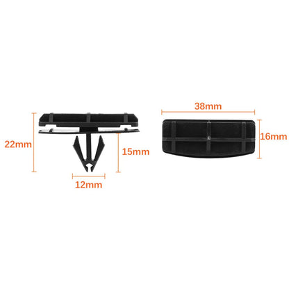 25pcs Plastic Rivet Bumper Fasteners for Jeep Wrangler (2007-2018)