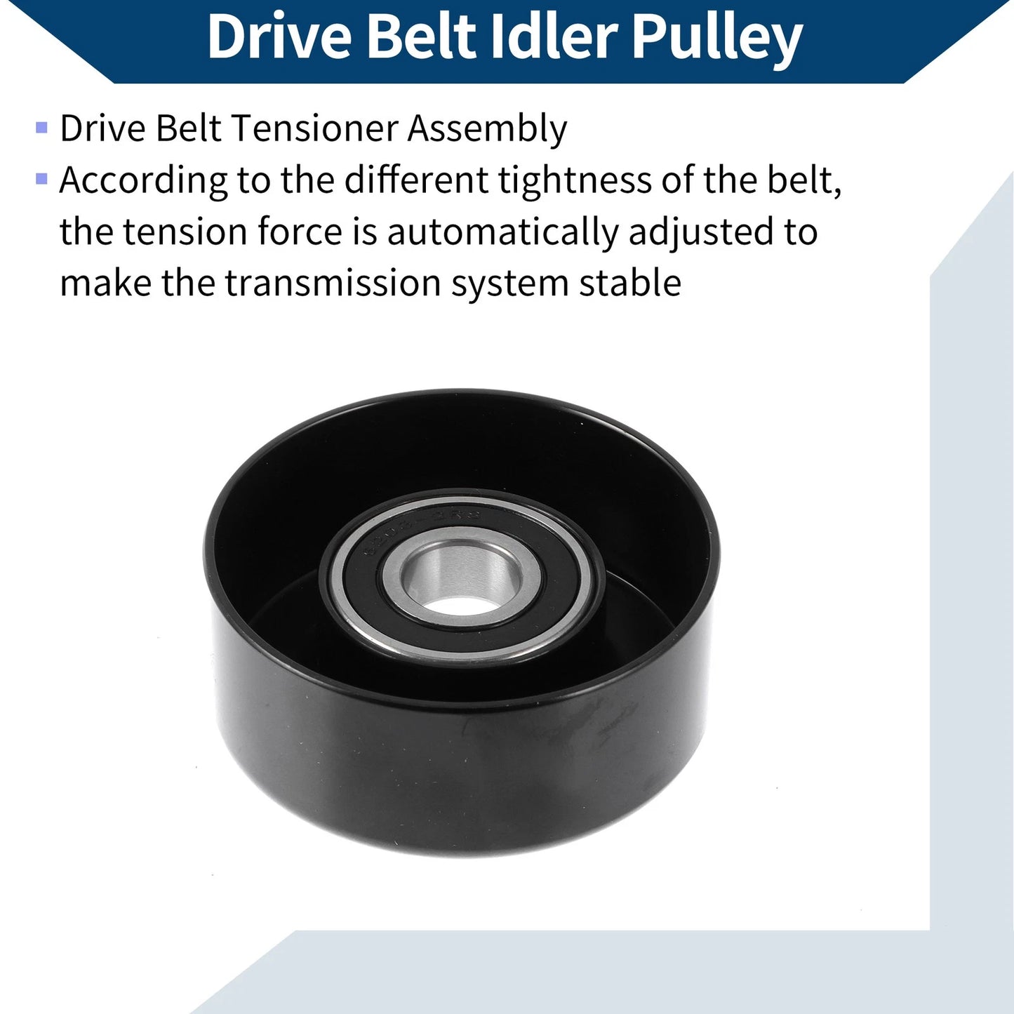 Drive Belt Idler Pulley for Ford Escort (1998-2003) - 1 Pc