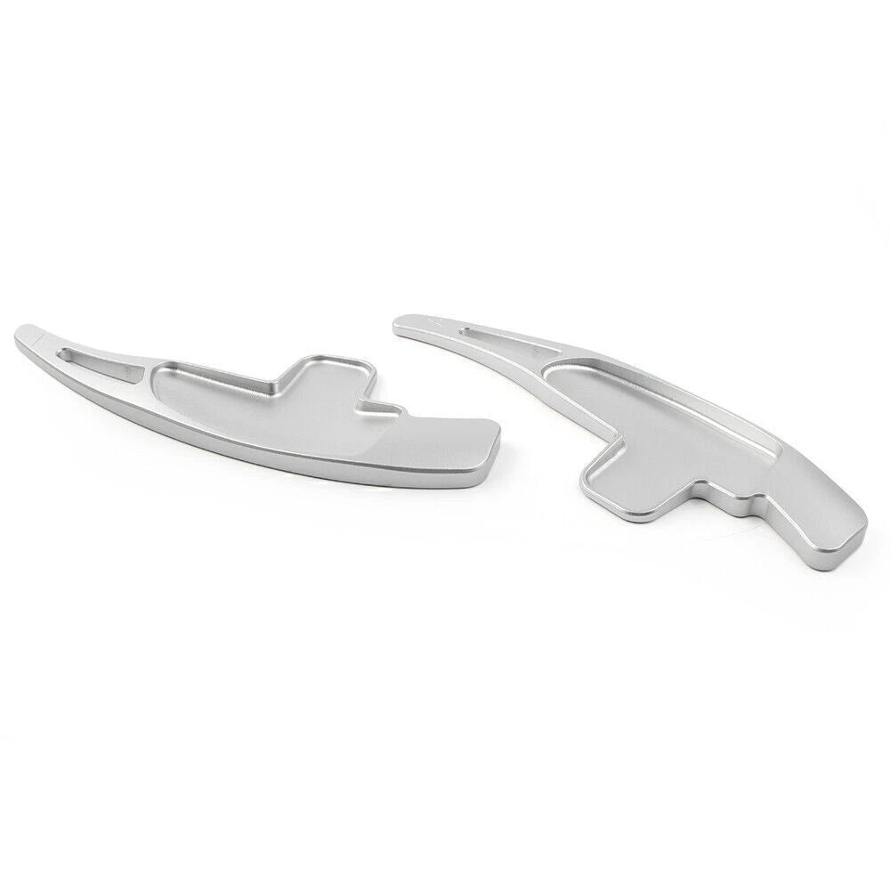 Silver Steering Wheel Shift Paddle Extensions for Mercedes Benz