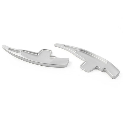 Silver Steering Wheel Shift Paddle Extensions for Mercedes Benz