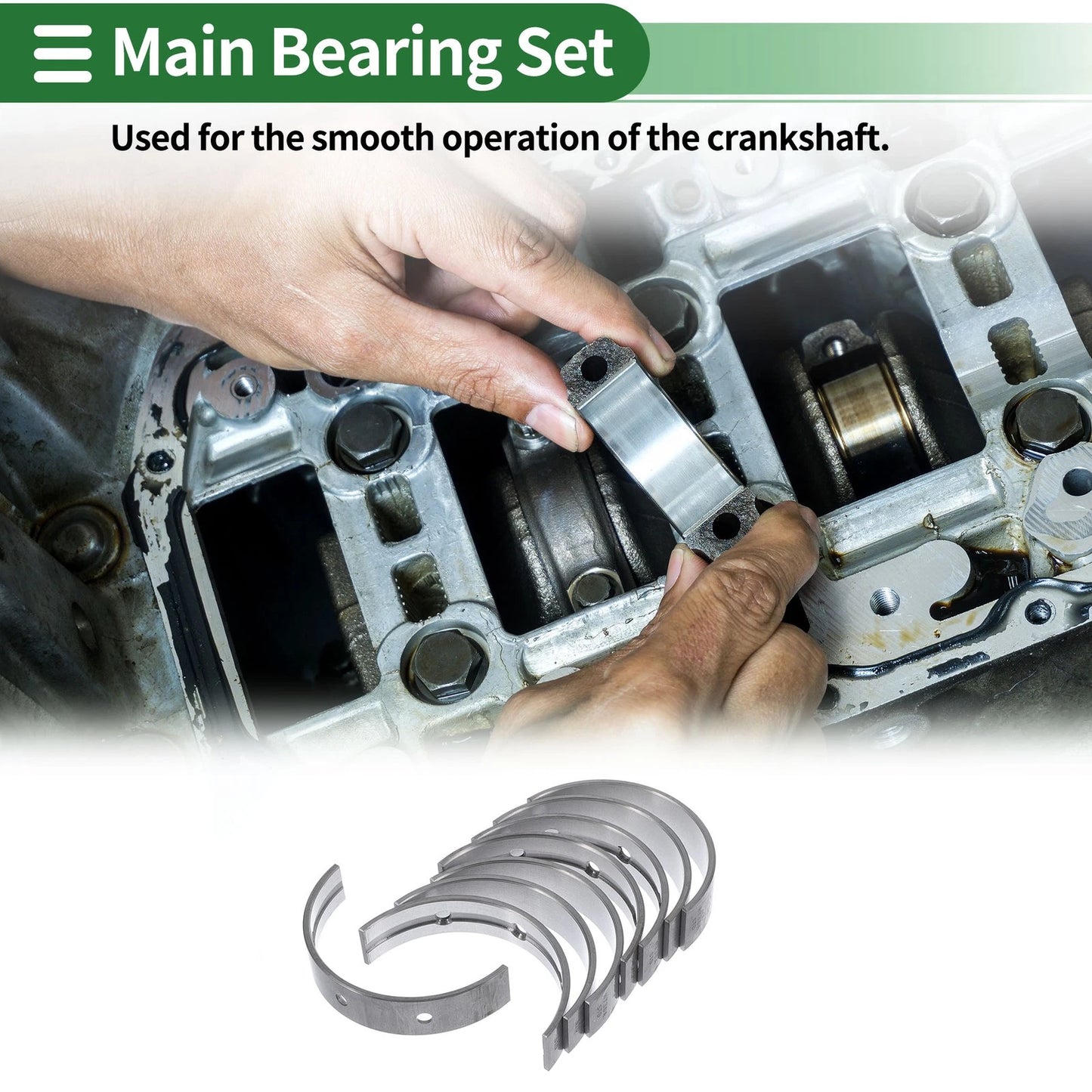 Main Bearing Set for Toyota Tundra (2005–2014)