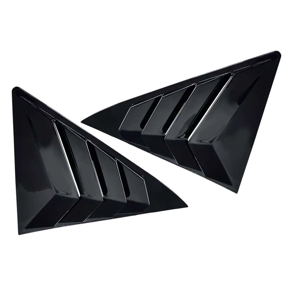 2 x Matte Black Side Window Louvers for Toyota Camry (2012-2017)