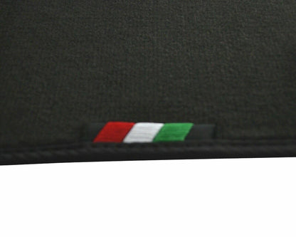 Floor Mats for Ferrari 512 TR 1992-1994 Black Tailored Carpets & Emblem