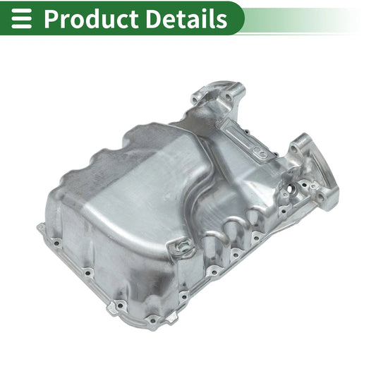 1 Pcs Engine Oil Pan for Acura MDX V6 3.5L Aluminum (2016-2020)