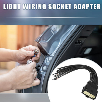 2 x Light Wiring Socket Adapters for Jeep Grand Cherokee Xenon HID (2014-2018)