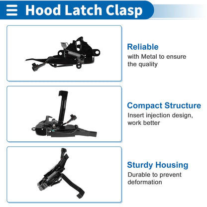 Bonnet Latch Assembly for Toyota Hilux (2012-2021) - 1 x Durable Replacement