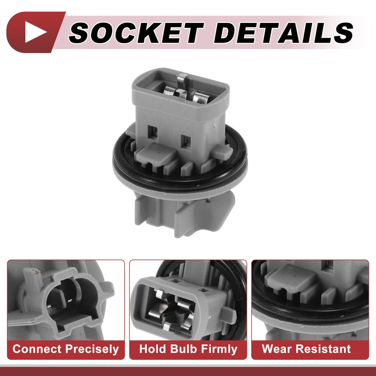 Rear Fog Lights Socket Wiring for Toyota Prado 4000 2700 (2009-2018)