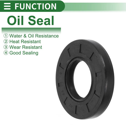 Oil Seal 32x65x10mm NBR Rubber Seal Ring Rotary Shaft Seal 5 Pcs