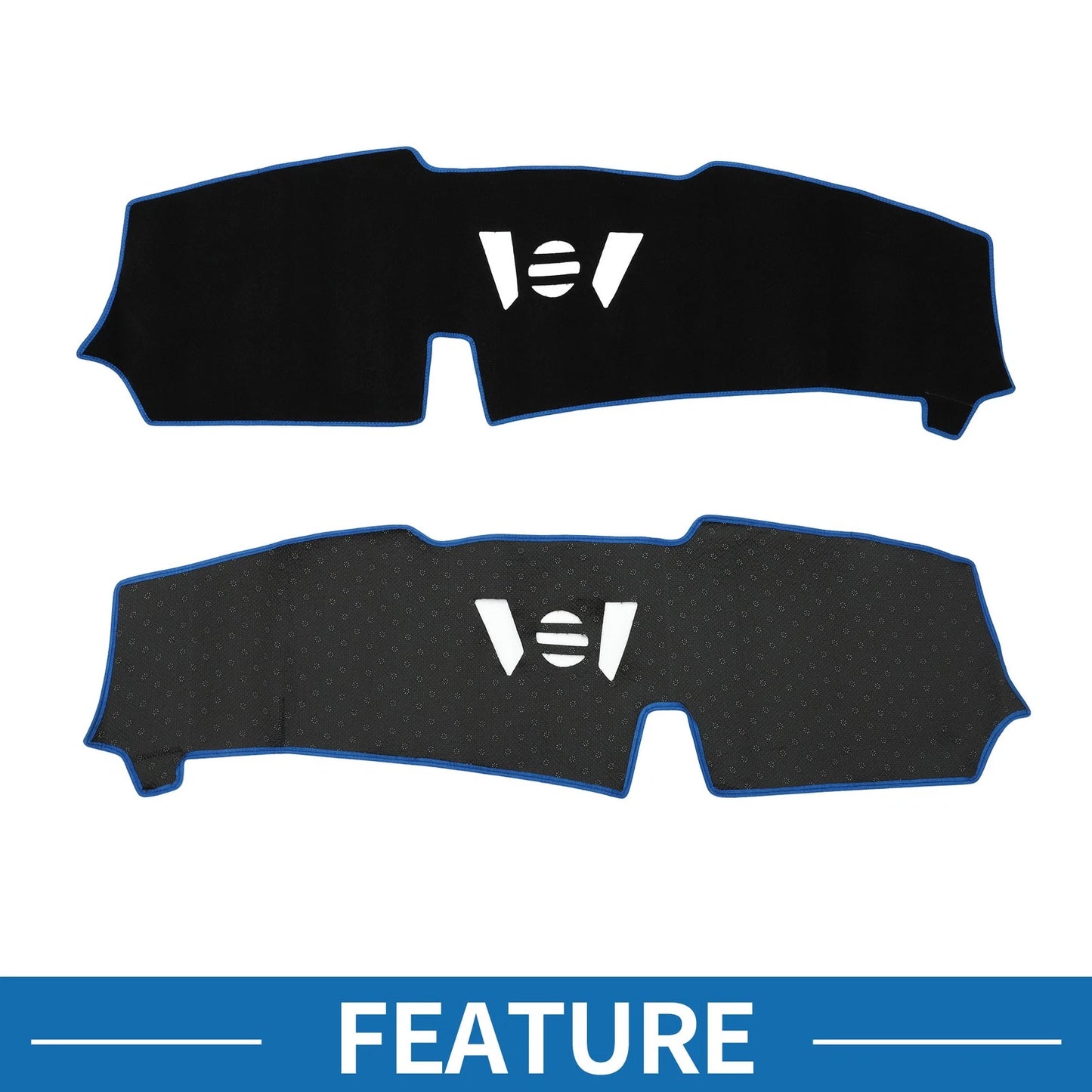Dashboard Cover Mat for BMW X5 2023-2024 Sun Protector Black Blue