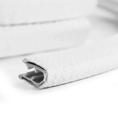 10m White Door Edge Protection Strips for Car - Rubber Edge Guards