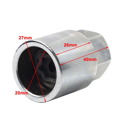 Metal Locking Wheel Nut Key Tool for Toyota Lexus
