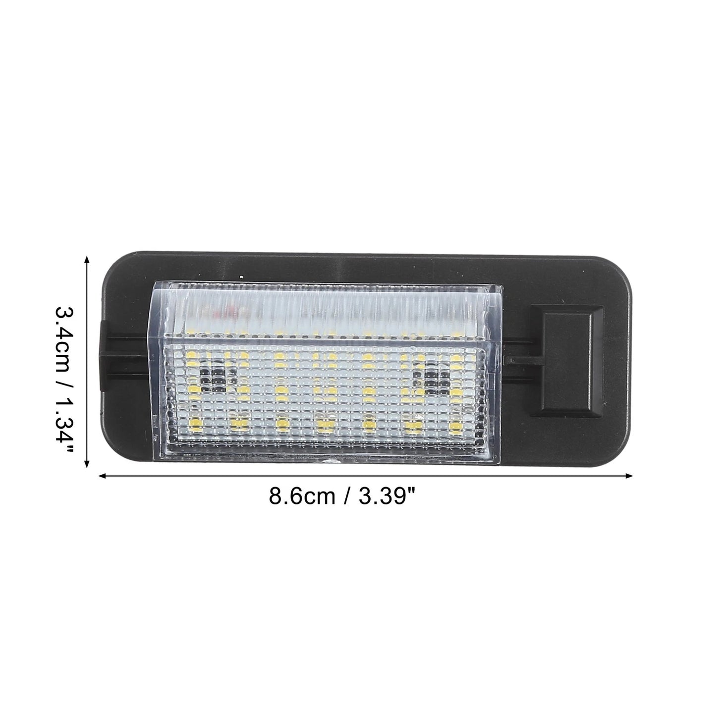 2 x Car LED License Plate Lights for BMW 318i (1992-1998)