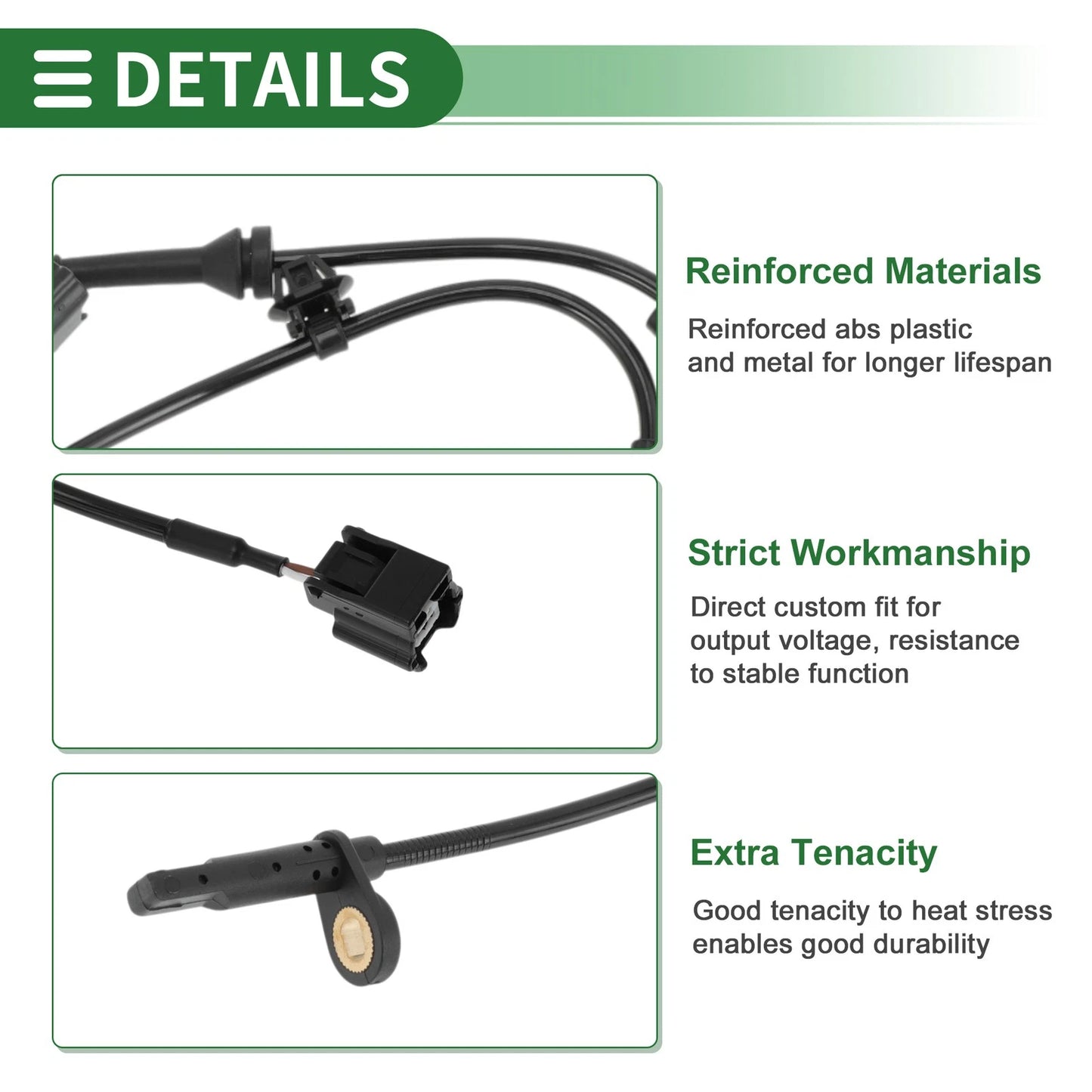 ABS Wheel Speed Sensor 1 x for Infiniti QX60 (2014 - 2019)
