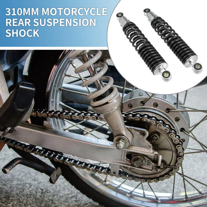 1 x Pair Motorcycle Rear Suspension Shock 310mm for 50cc–125cc
