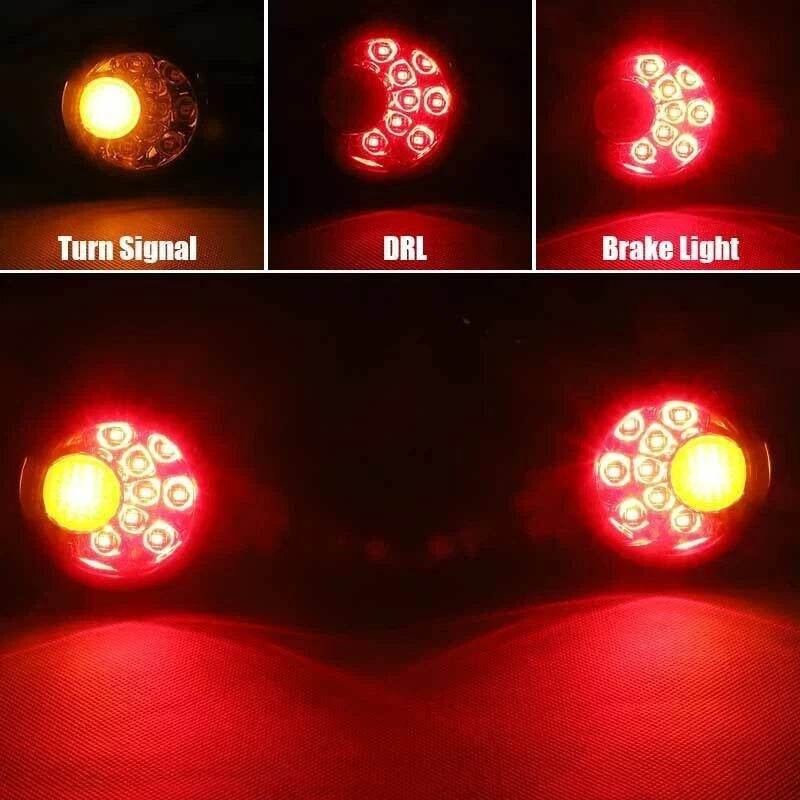 LED Rear Turn Signal Indicators for Harley Sportster 883 Iron XL1200 (2004-2023)