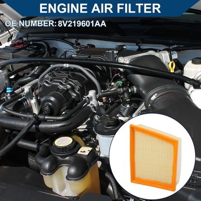Car Engine Air Filter for Ford Fiesta Mk7 1.25L 1.4L 1.6L (2008-2017)