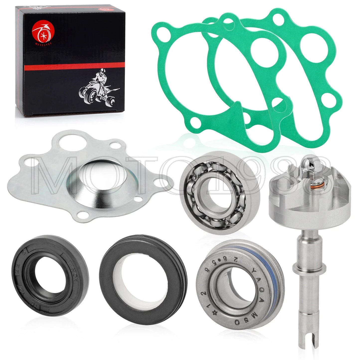 Water Pump Seal IMPELLER & shaft Gasket for Honda TRX 250R ATC 250R (1985–1989)