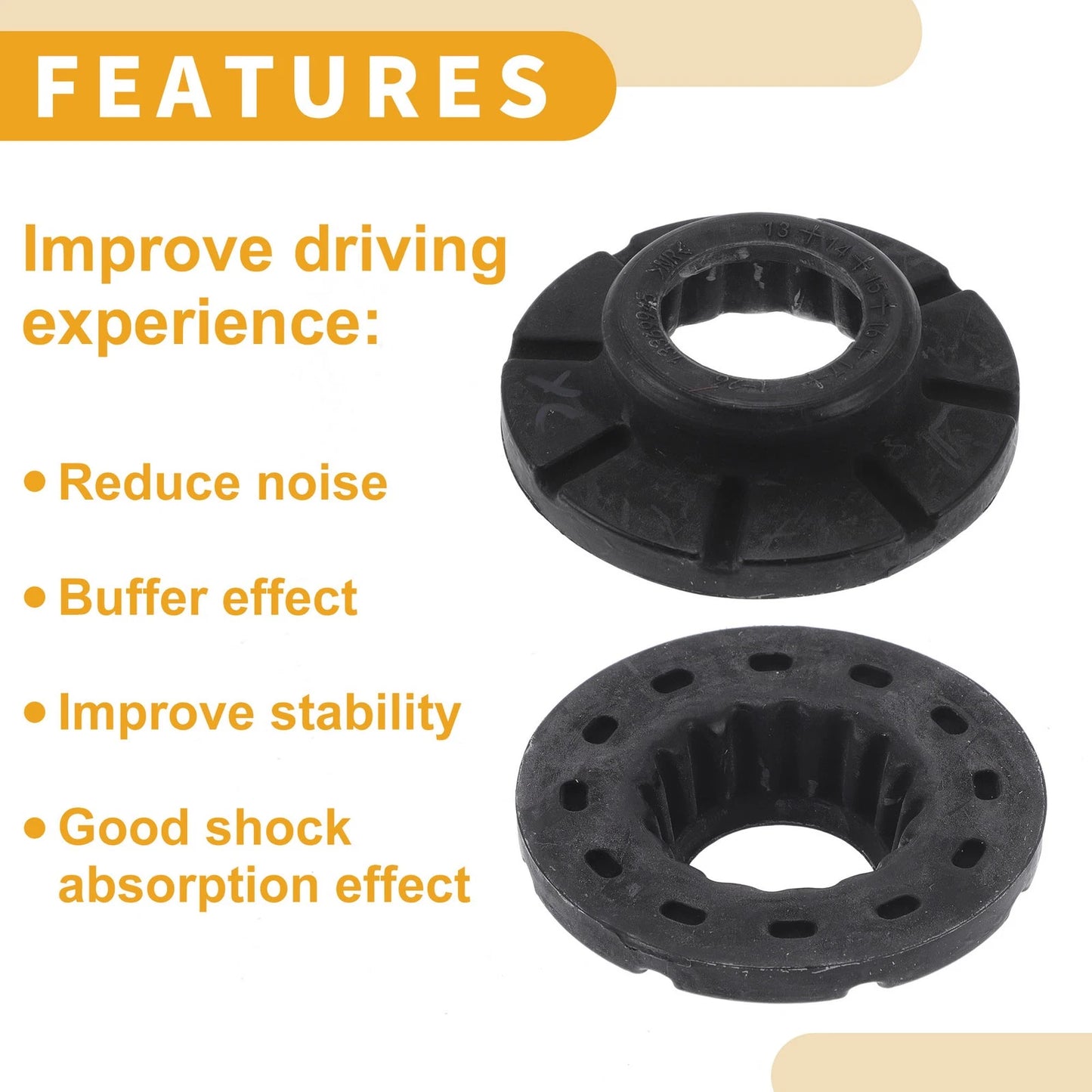 Front Upper Coil Spring Insulators for Chevrolet Trax (2017 - 2022)