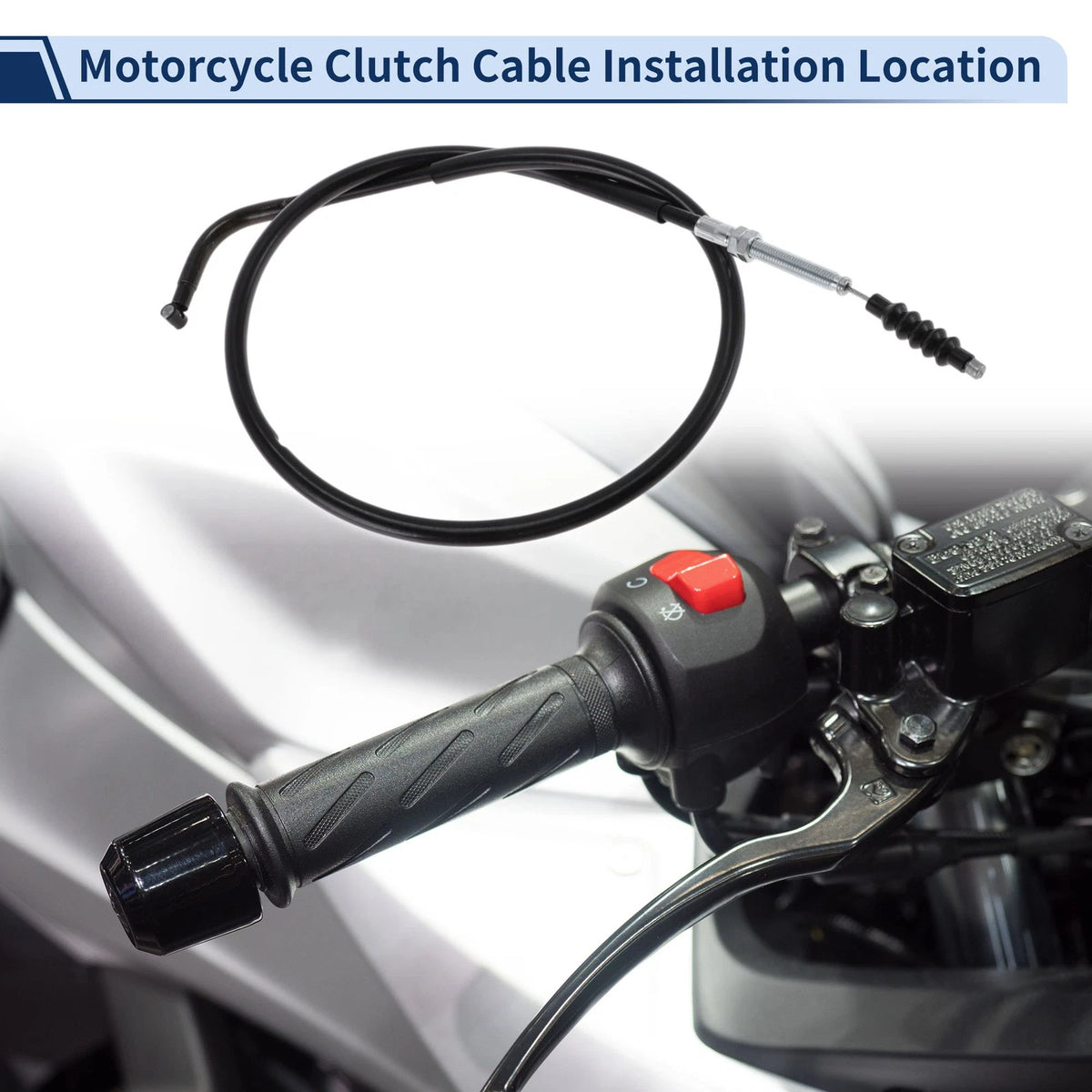 Motorcycle Clutch Cable / 1 Pc / Clutch Cable for Kawasaki Ninja 400 EX400E (2018–2022)