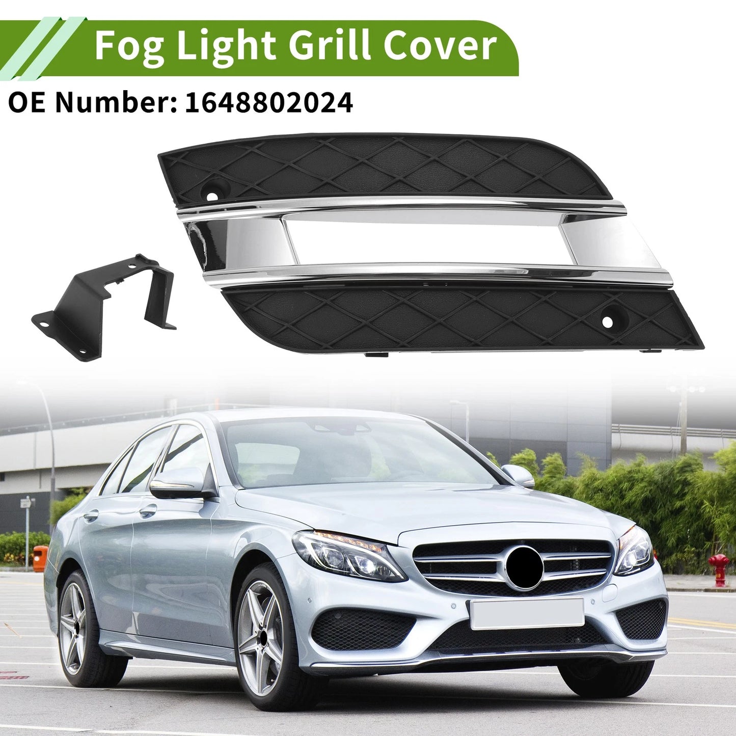 Front Right Fog Light Grill for Mercedes Benz ML450 (2009-2011)