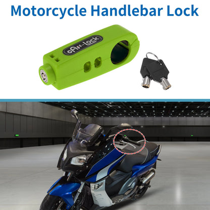 Handlebar Lock / Universal / Throttle Grip Green for Motorcycle/Scooter/Bike