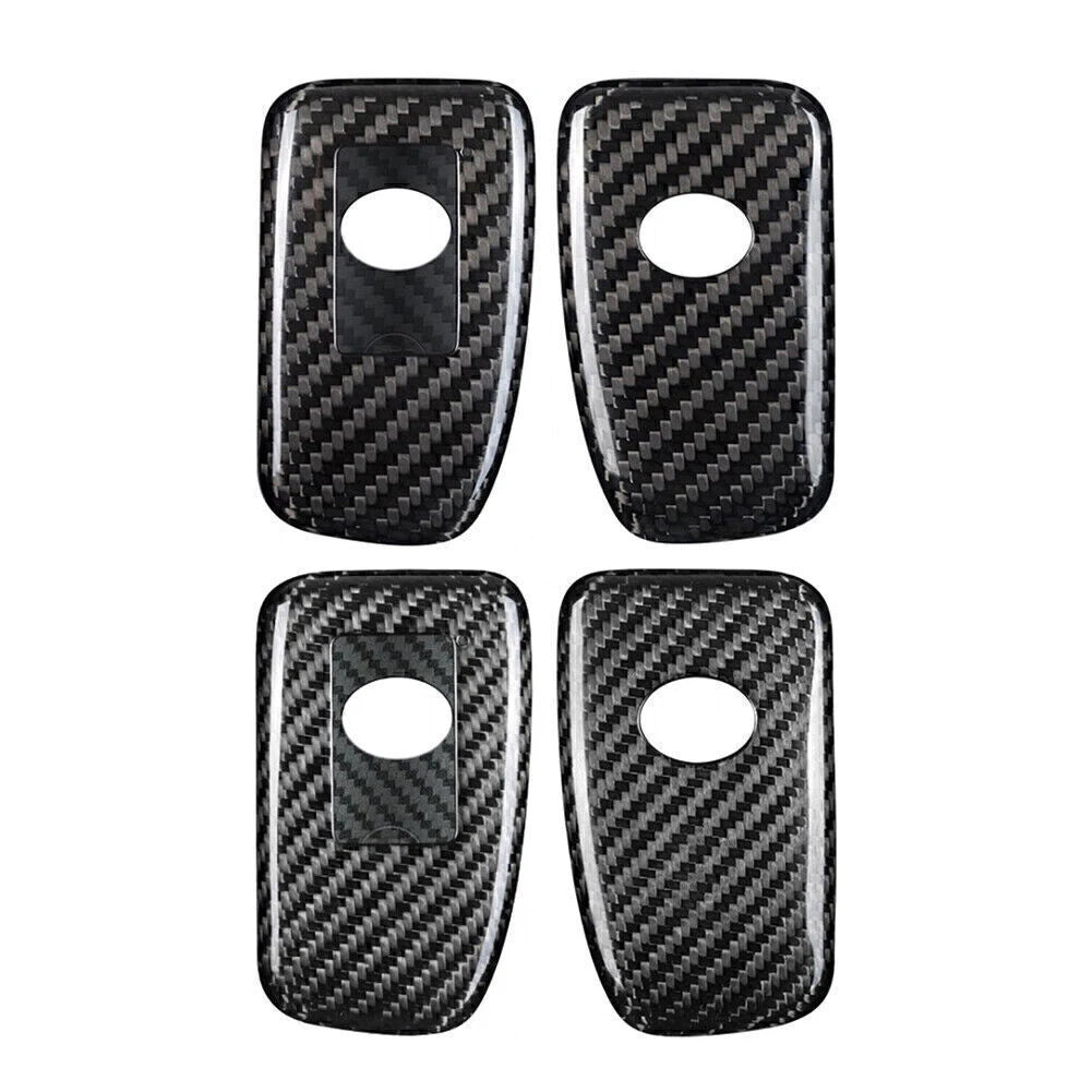 Carbon Silver Black Remote Smart Key Fob Shell Cover for Lexus 2014-2017