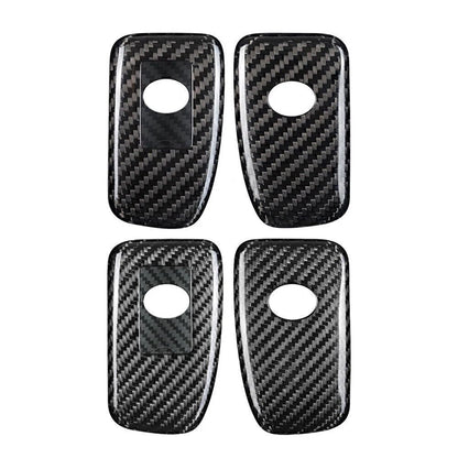 Carbon Silver Black Remote Smart Key Fob Shell Cover for Lexus 2014-2017