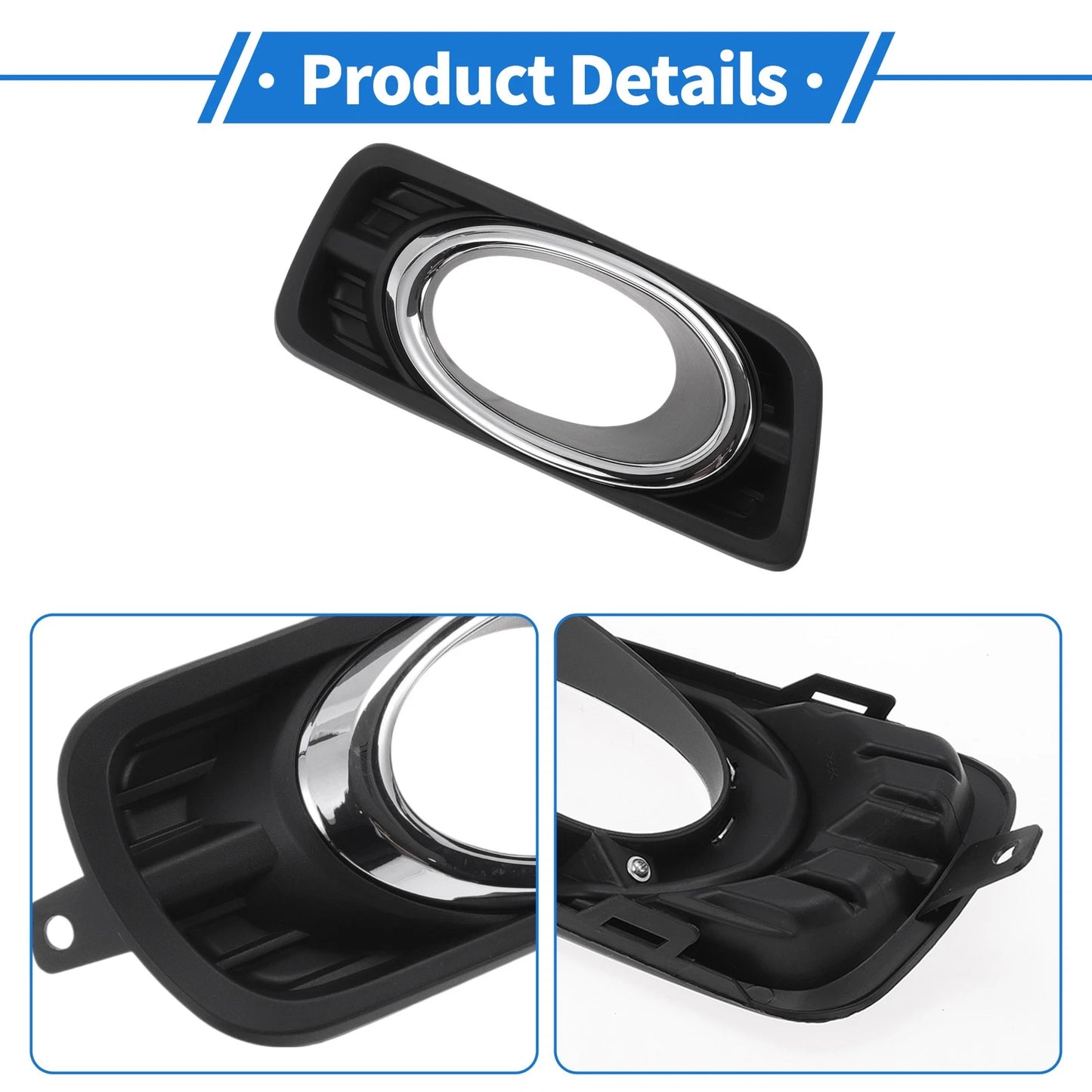 Front Left Fog Light Grill for Honda Civic (2012-2014)