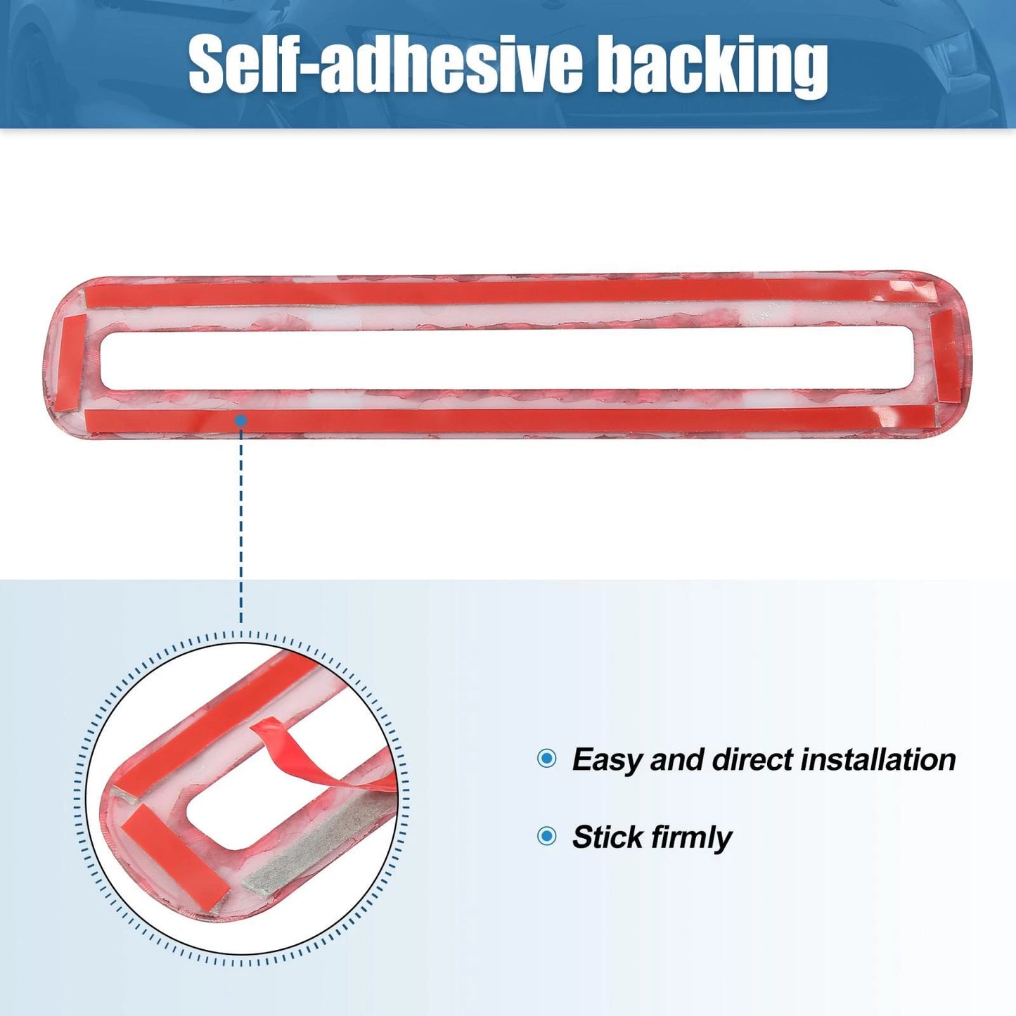 2 x Air Conditioner Door Vent Cover Stickers for Ford Mustang (2015-2022)