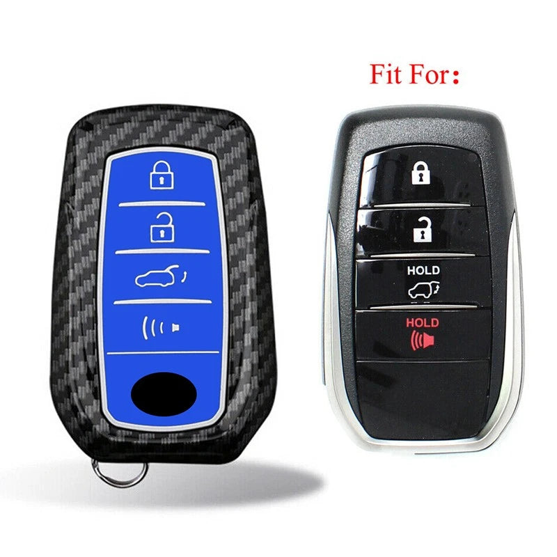 4 Button Key Cover Case for Toyota Venza Land Cruiser Tundra (2008-2023)