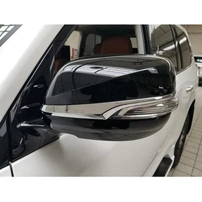 Chrome Side Rearview Mirror Strip Covers for Lexus LX570 GX460 (2016-2021)