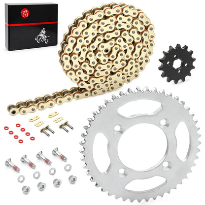 2 x 14T/46T FrontRear Sprocket Chain Kit for Honda XR80R XR CRF80F (1989–2013)