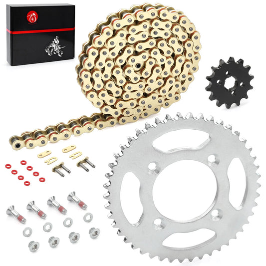 2 x 14T/46T FrontRear Sprocket Chain Kit for Honda XR80R XR CRF80F (1989–2013)
