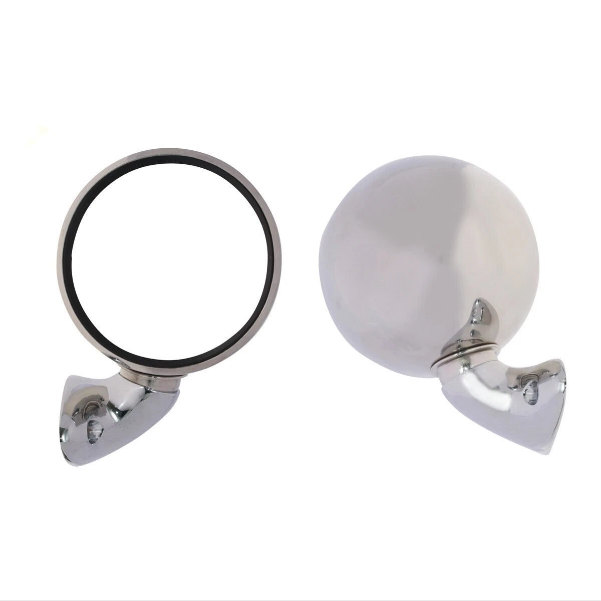 Stainless Steel Door Mirror Set for Lamborghini Urraco P111/P200/P250/P300 1972-1979