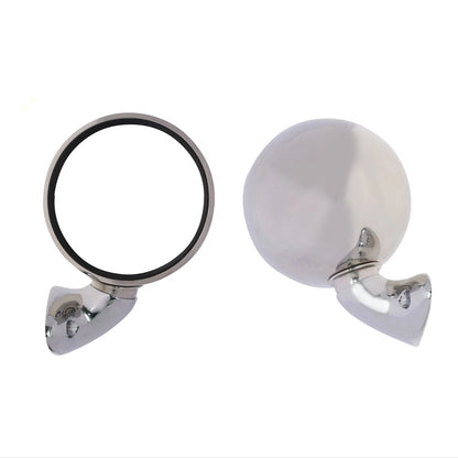 Stainless Steel Door Mirror Set for Lamborghini Urraco P111/P200/P250/P300 1972-1979