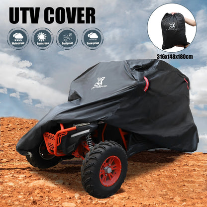 UTV Cover Rain Shade Storage Cover for Polaris RZR 570 900 1000 (2015–2022)