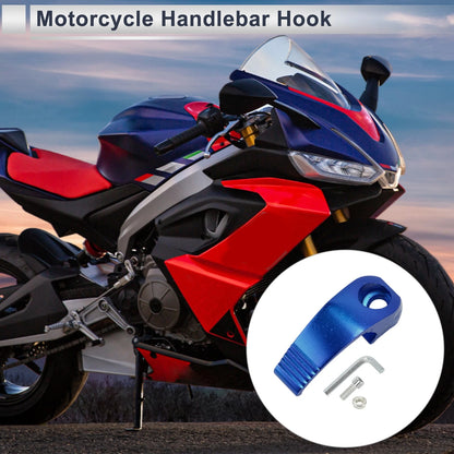 Rectangle Aluminum Alloy Hanging Hook for Hexagon Wrench Screw Nut Blue