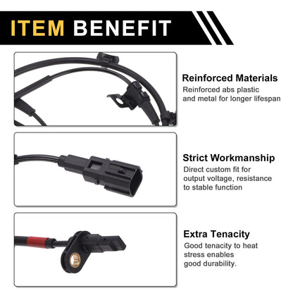 ABS Wheel Speed Sensor for Hyundai Elantra 2016-2023 1 x Right Front Sensor