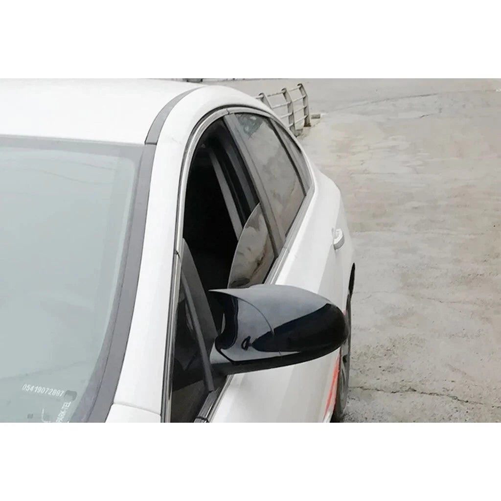 2 Piece Side View Mirror Covers for Opel Astra J (2010-2015) Gloss Black