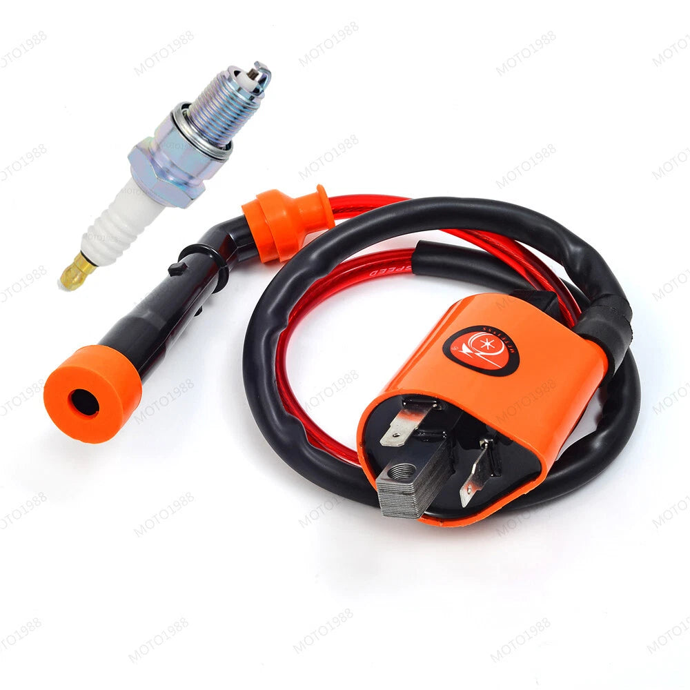 Ignition Coil Spark Plug for Yamaha Virago 535 XV535 (1987-2000)