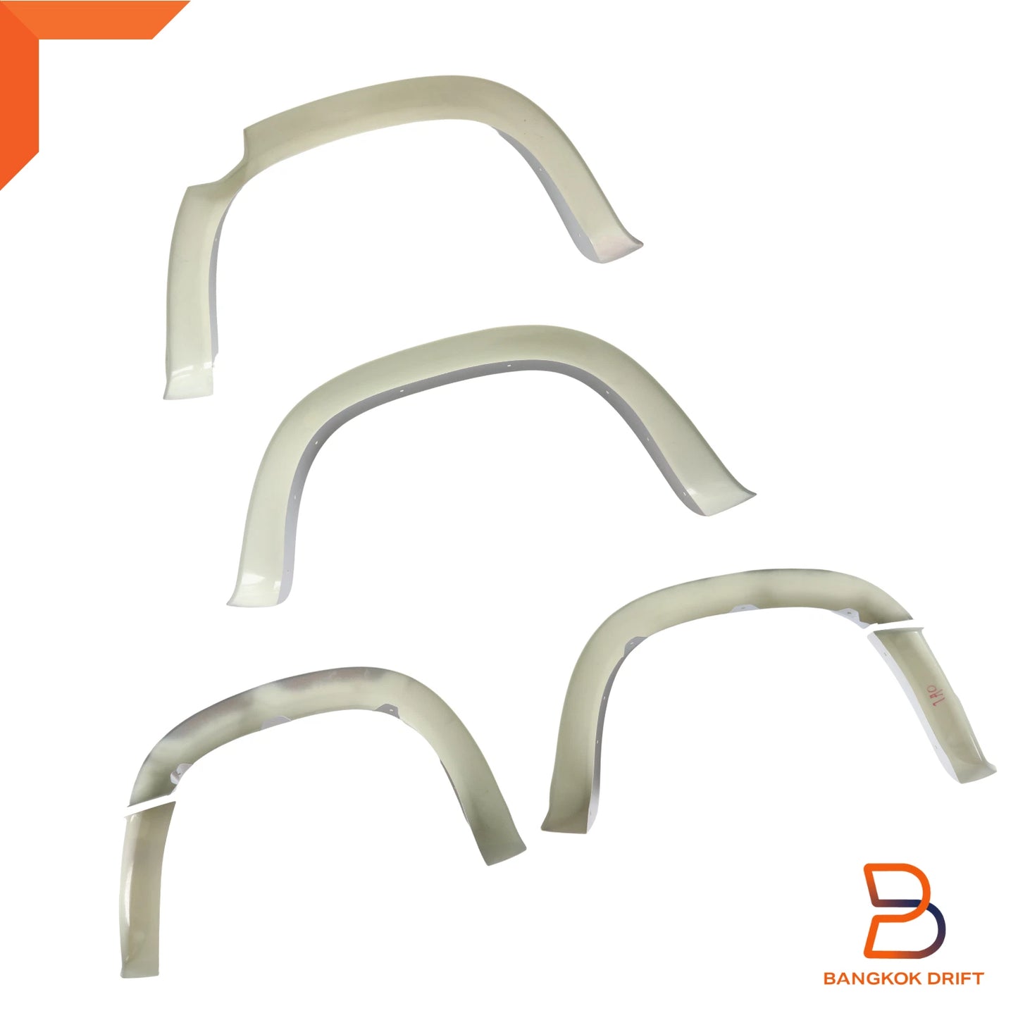 Silver Fender Flare Wheel Arch for Toyota Hilux LN167 LN147 (1997-2005)