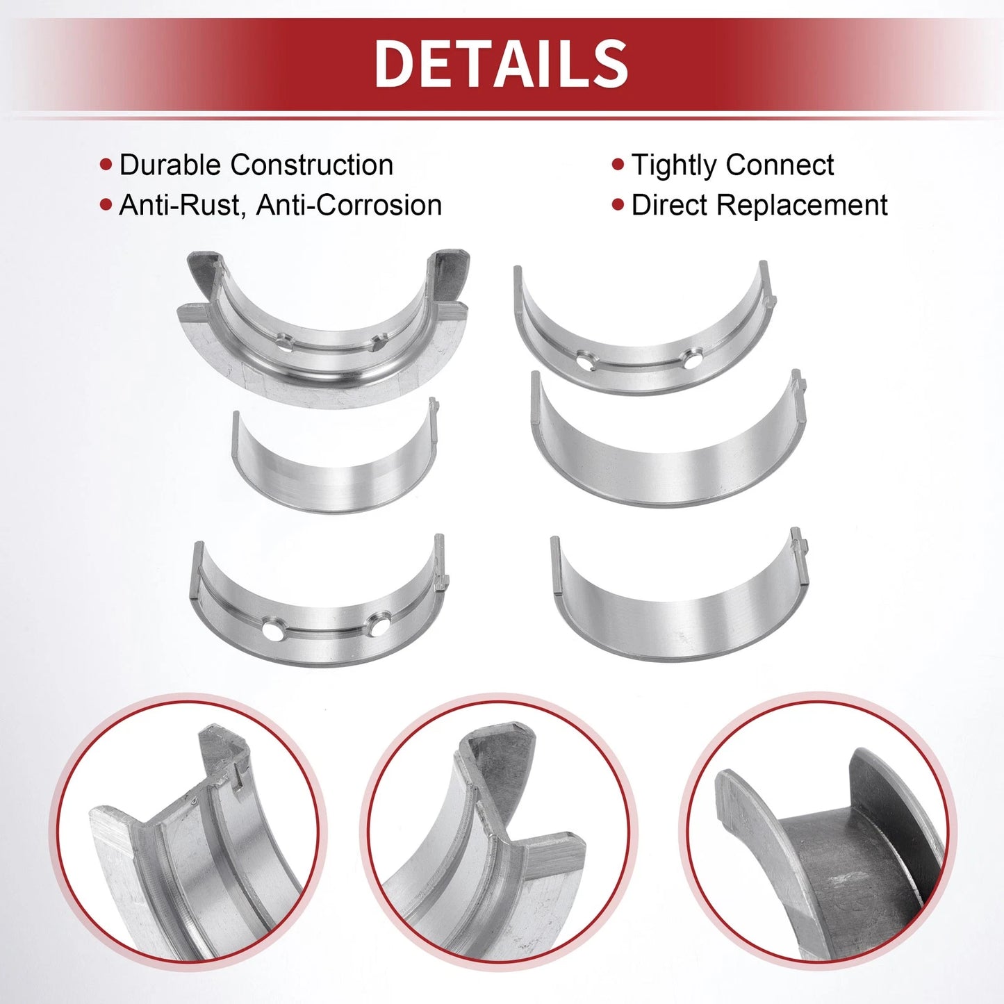 Main & Connecting Rod Bearings for BMW 125i (2006-2013)