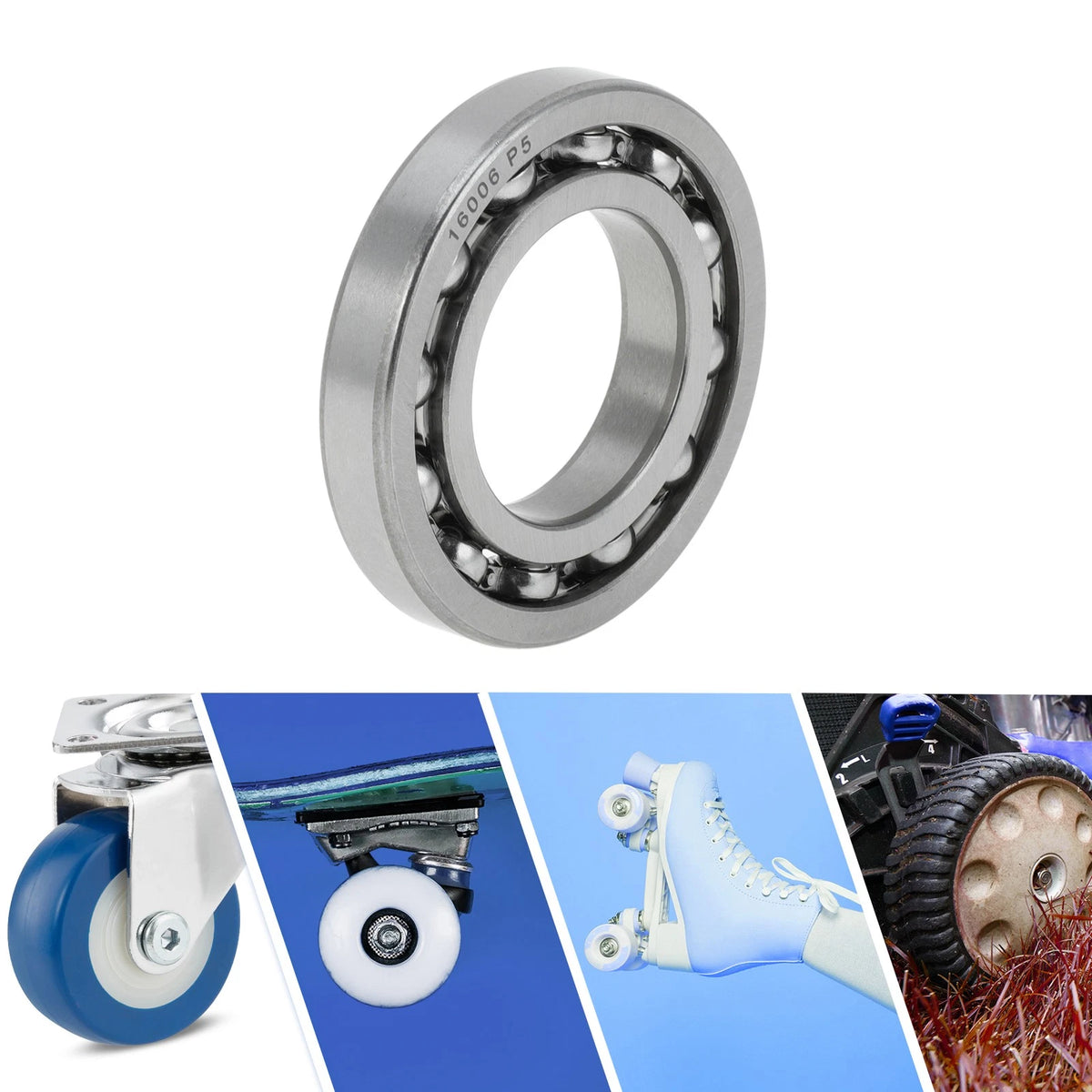 Deep Groove Ball Bearing / 1 Pc / 30x55x9mm P5 for Scooter Skateboard
