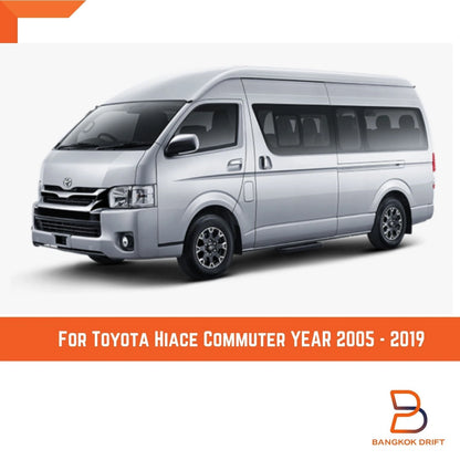6 x Chrome Door Handle Covers for Toyota Hiace Commuter (2005-2019)