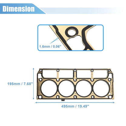 Cylinder Head Gasket 4.8L 5.3L for GMC Chevrolet Steel
