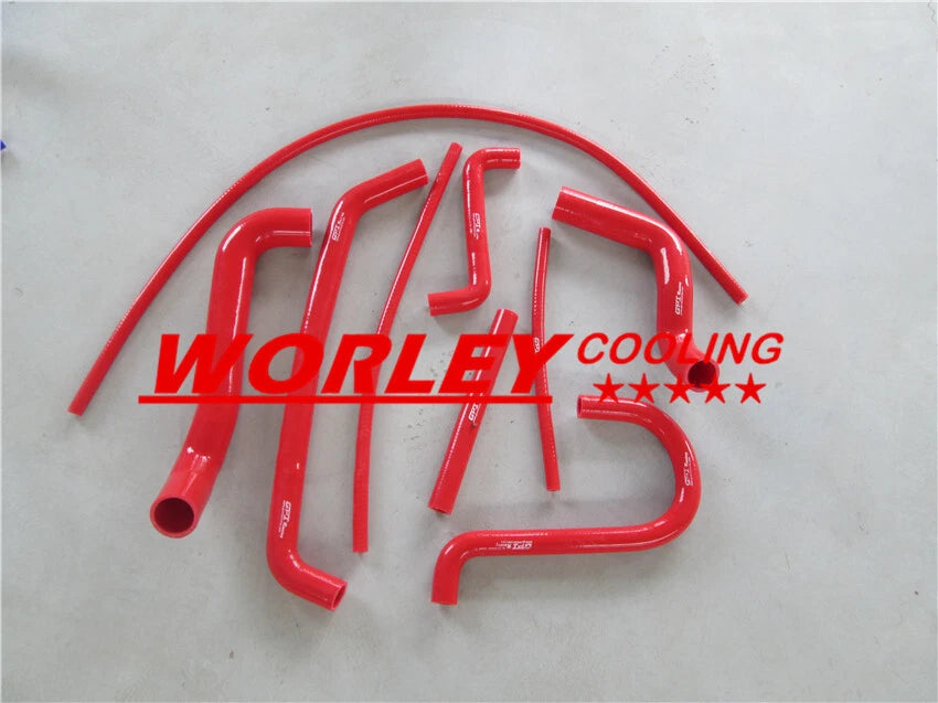 Silicone Radiator Coolant Hose Red for Ford Falcon AU1 AU2 4.0L 6 Cyl (98-02)