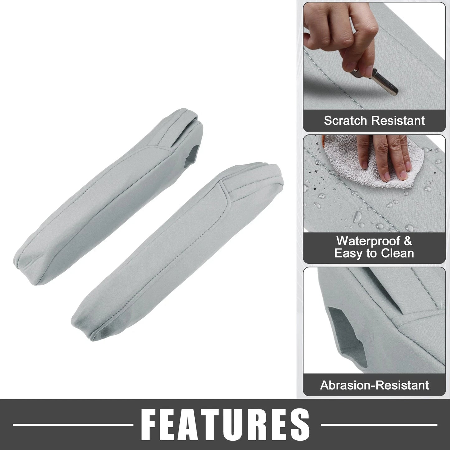 Armrest Covers for Honda Odyssey (2000-2011) Gray